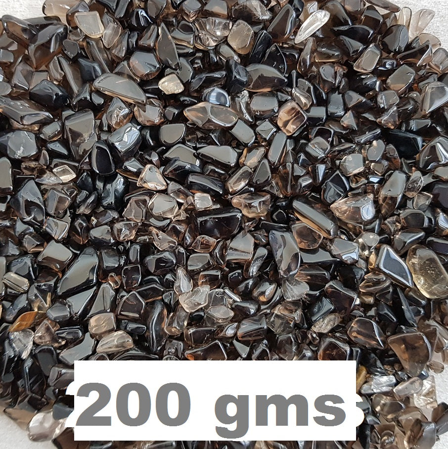 Smoky Qtz Chips 200gms Smoky Qtz Chips 200gms